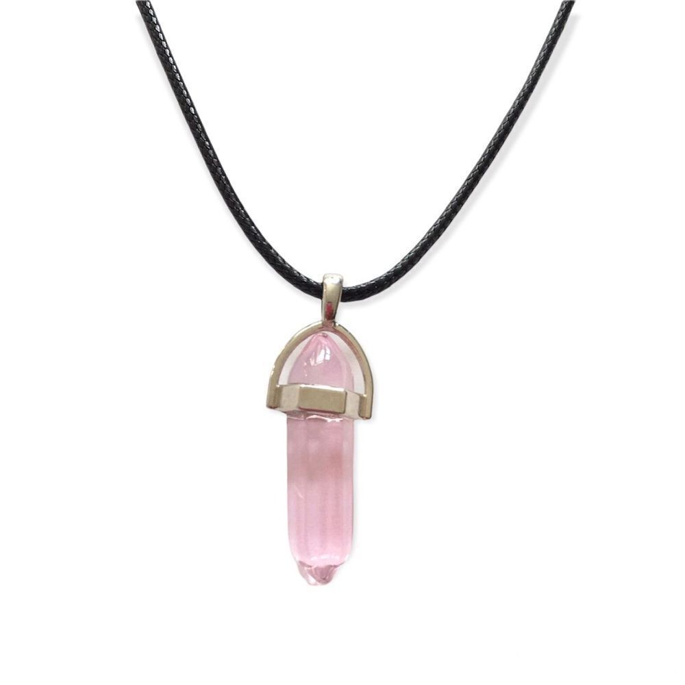 🔃Pink Stone Pendant Necklace